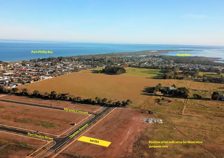 Main view of Homely land listing, 76 (Lot 211) Thornton Avenue, St Leonards VIC 3223