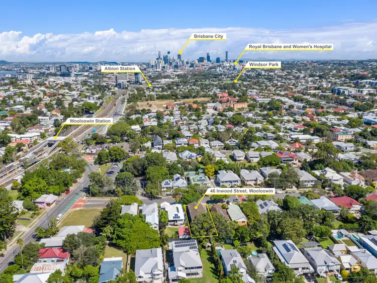 Second view of Homely block of units listing, 1-4/46 Inwood Street, Wooloowin QLD 4030
