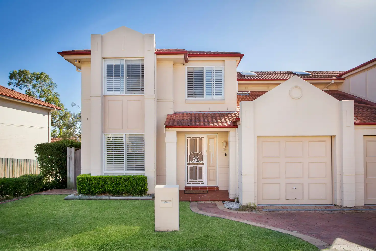 Main view of Homely townhouse listing, 18 Bluegum Way, Menai NSW 2234