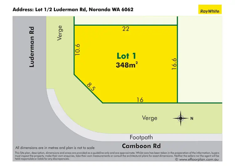 Lot 1/2 Luderman Road, Noranda WA 6062