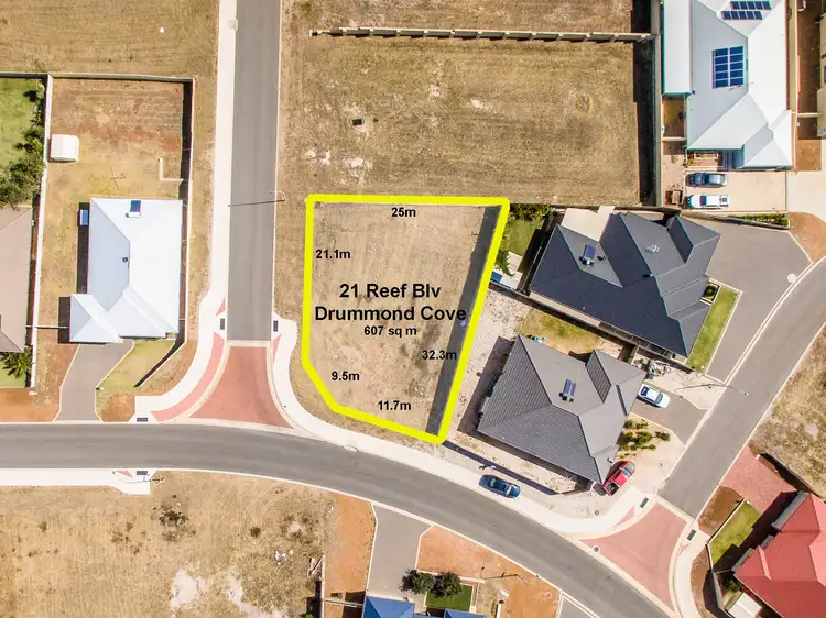 Second view of Homely land listing, 21 Reef Boulevard, Drummond Cove WA 6532