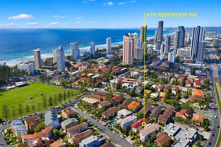 Fourth view of Homely apartment listing, 4/12 Rosewood Avenue 'The Cascades', Broadbeach QLD 4218