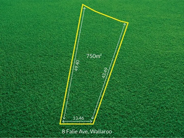 Main view of Homely land listing, 8 Falie Avenue, Wallaroo SA 5556