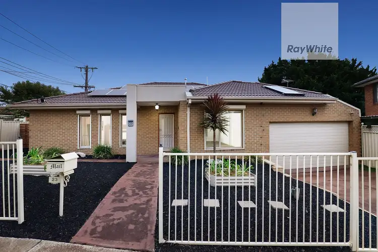 Main view of Homely villa listing, 23 Dunfield Drive, Gladstone Park VIC 3043
