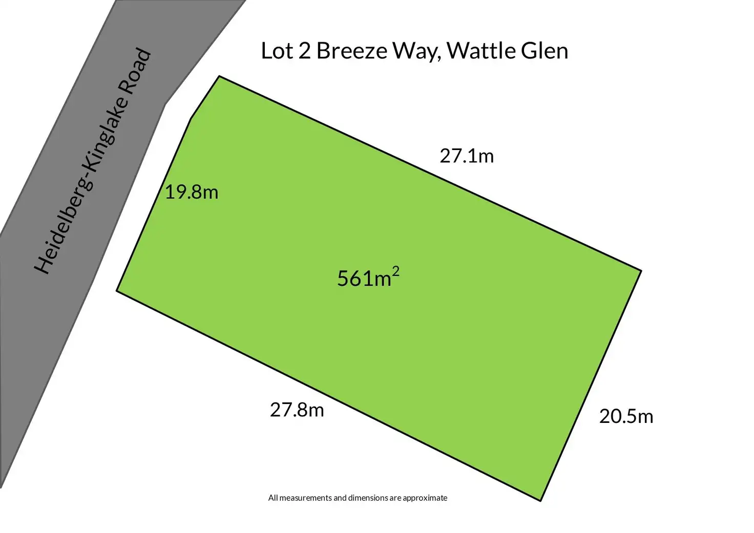 Main view of Homely land listing, Lot 2 Breeze Way, Wattle Glen VIC 3096
