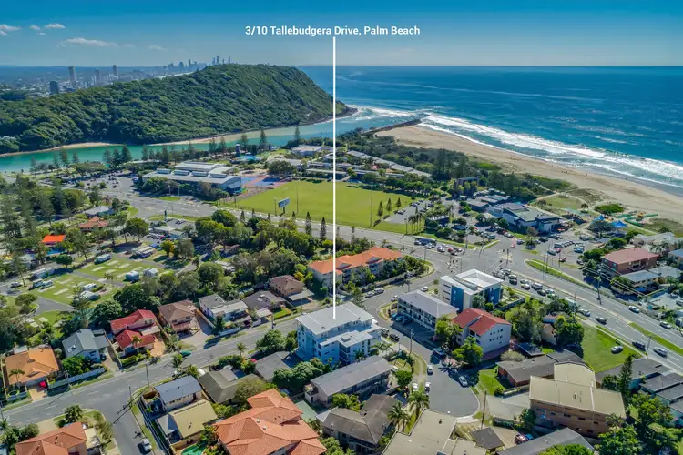 Main view of Homely unit listing, 3/10 Tallebudgera Drive, Palm Beach QLD 4221