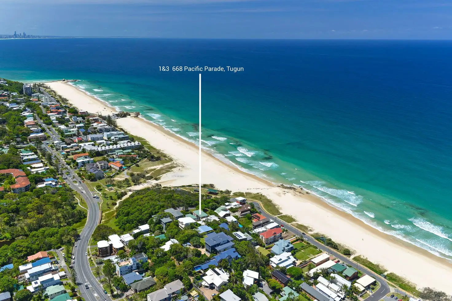 Main view of Homely unit listing, 1/668 Pacific Parade, Tugun QLD 4224