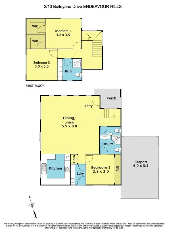 Third view of Homely townhouse listing, 2/13 Baileyana Drive, Endeavour Hills VIC 3802