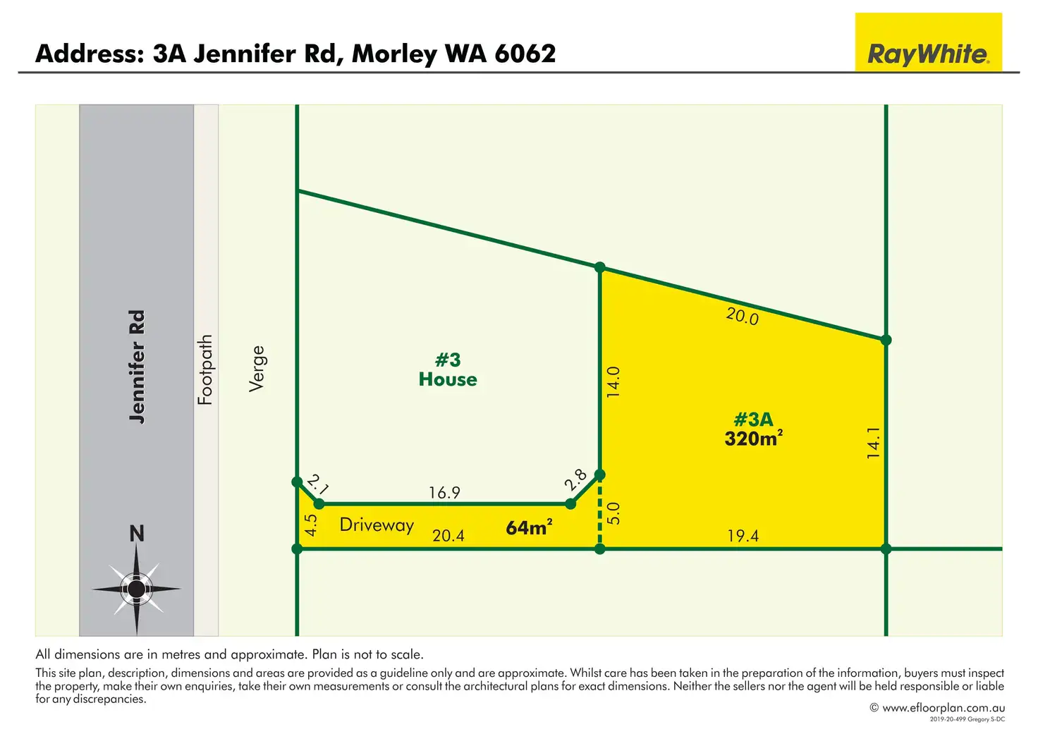 Main view of Homely land listing, 3A Jennifer Road, Morley WA 6062
