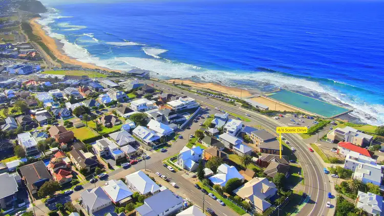 Main view of Homely unit listing, 4/6 Scenic Drive, Merewether NSW 2291
