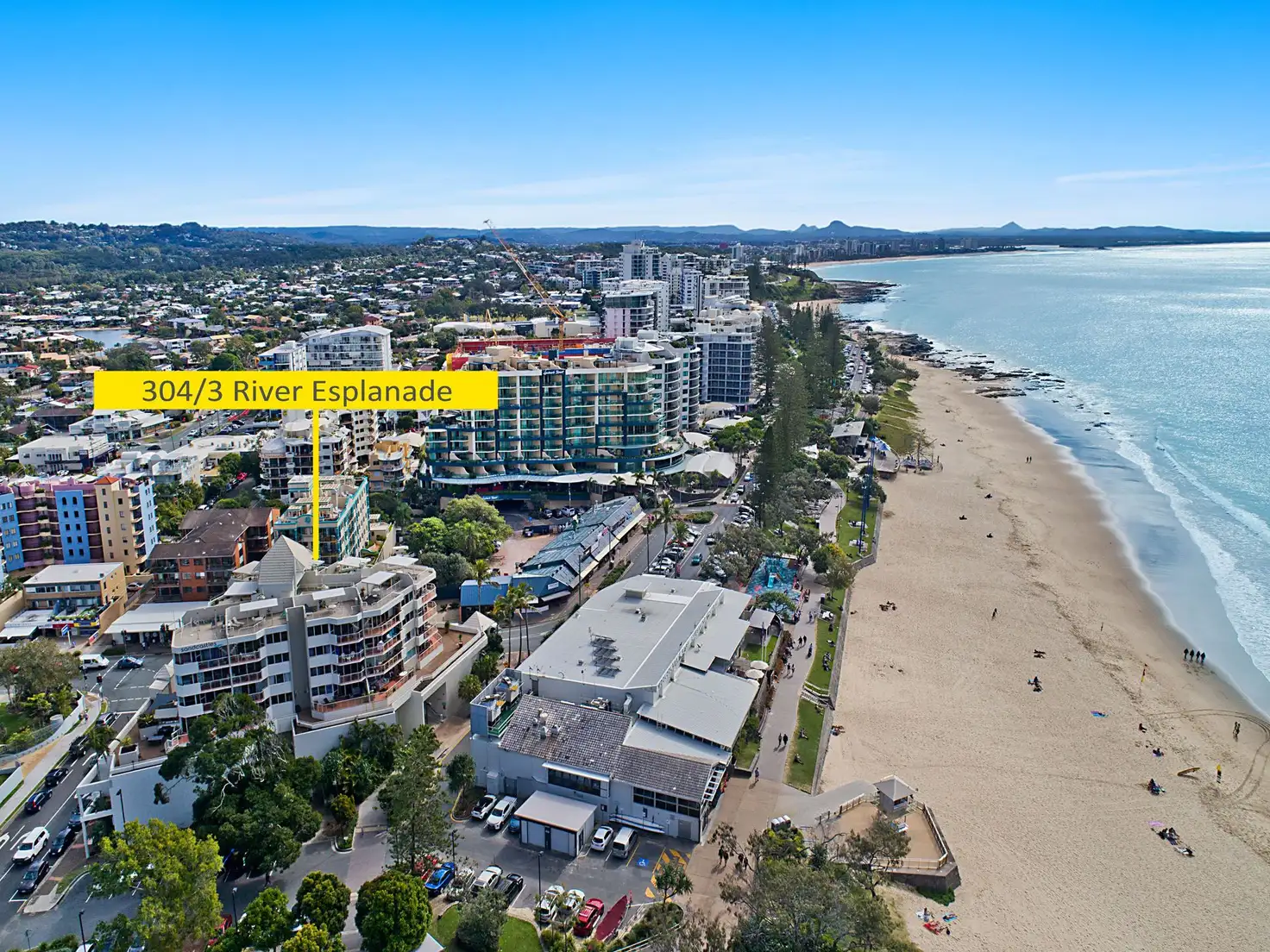 Main view of Homely unit listing, 304/3 River Esplanade, Mooloolaba QLD 4557