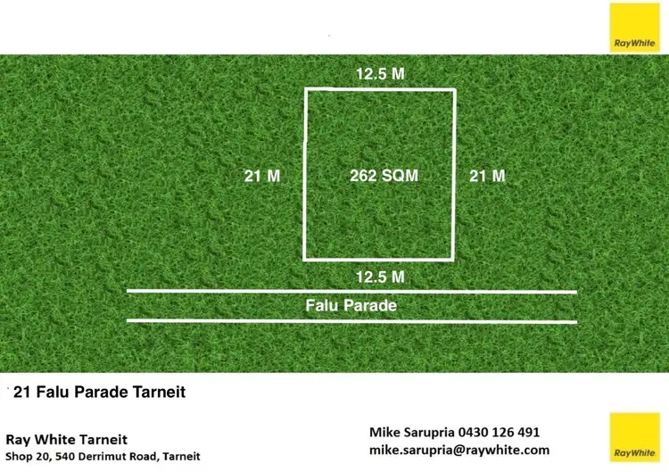Main view of Homely land listing, 21 Falu Parade, Tarneit VIC 3029
