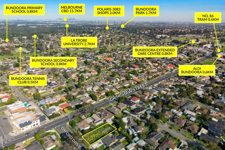 Third view of Homely land listing, 1 Oxford Drive, Bundoora VIC 3083