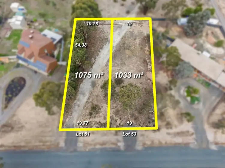 Main view of Homely land listing, 53 Cassinia Drive, Junortoun VIC 3551