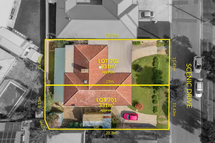 Main view of Homely land listing, Lot 1&2/9 Scenic Drive, Windsor Gardens SA 5087