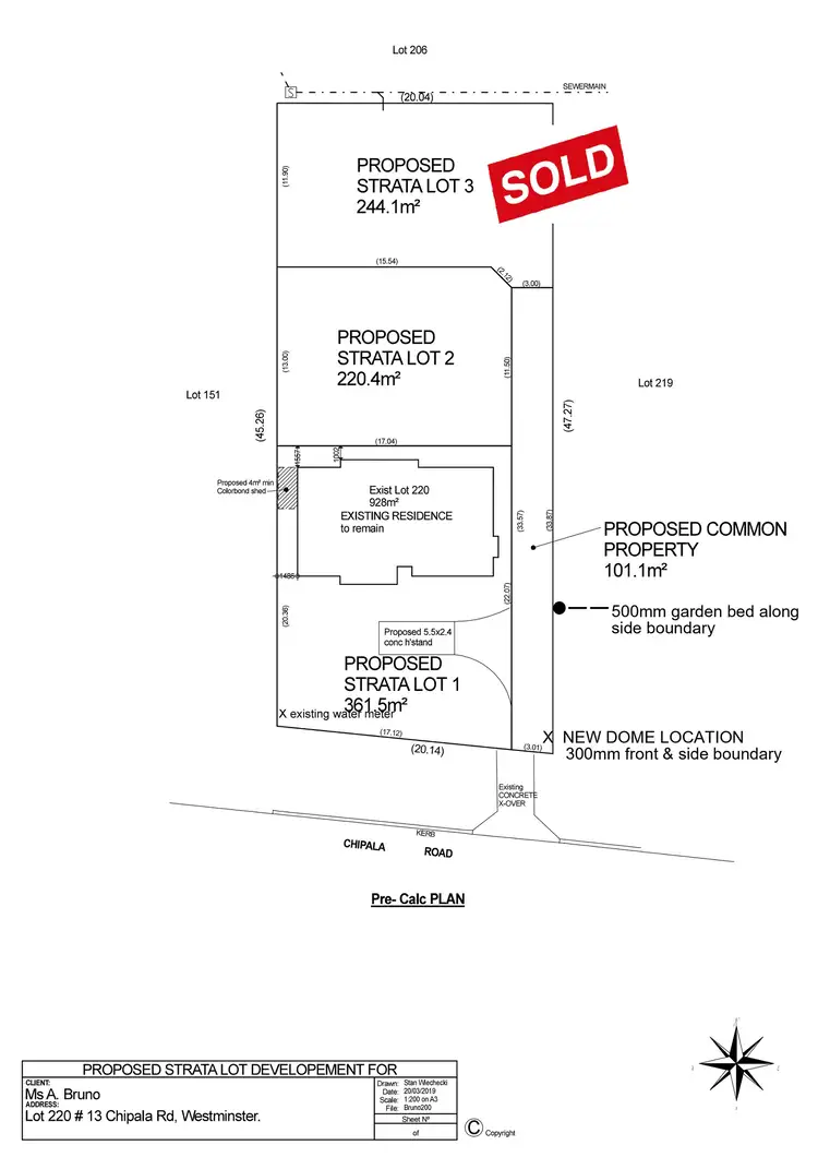 Main view of Homely land listing, Lot 2/13 Chipala Road, Westminster WA 6061
