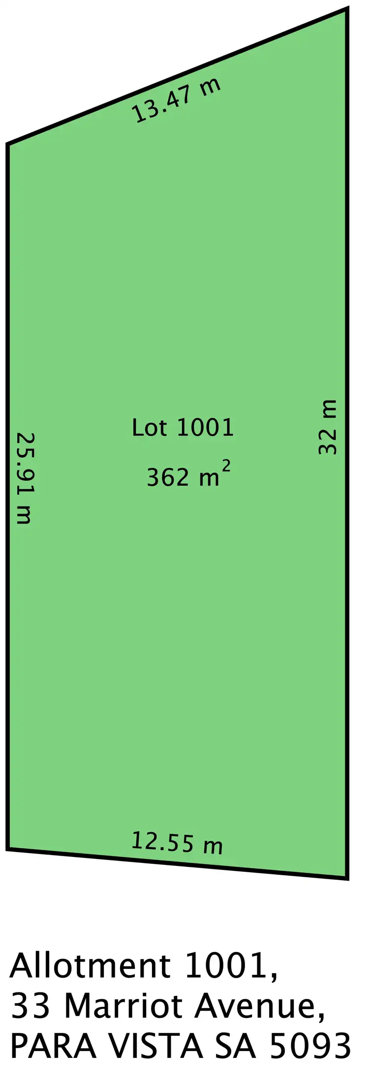 Main view of Homely land listing, Lot 1001, 33 Marriott Avenue, Para Vista SA 5093