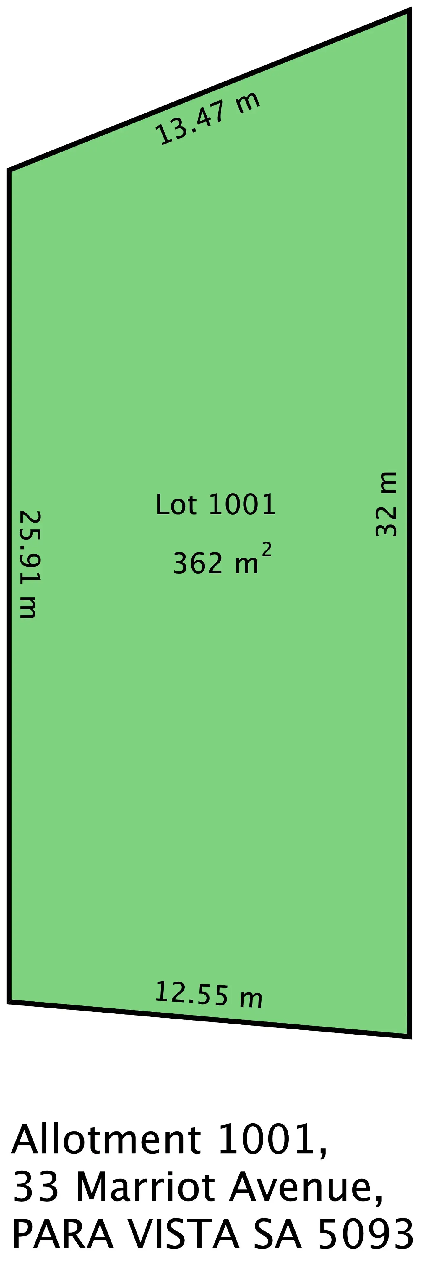 Main view of Homely land listing, Lot 1001, 33 Marriott Avenue, Para Vista SA 5093
