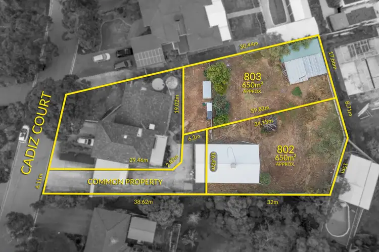 Main view of Homely land listing, 802/803-13 Cadiz Court, Gulfview Heights SA 5096