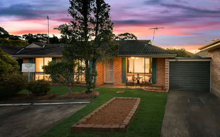 Main view of Homely villa listing, 44/212-222 Harrow Road, Glenfield NSW 2167