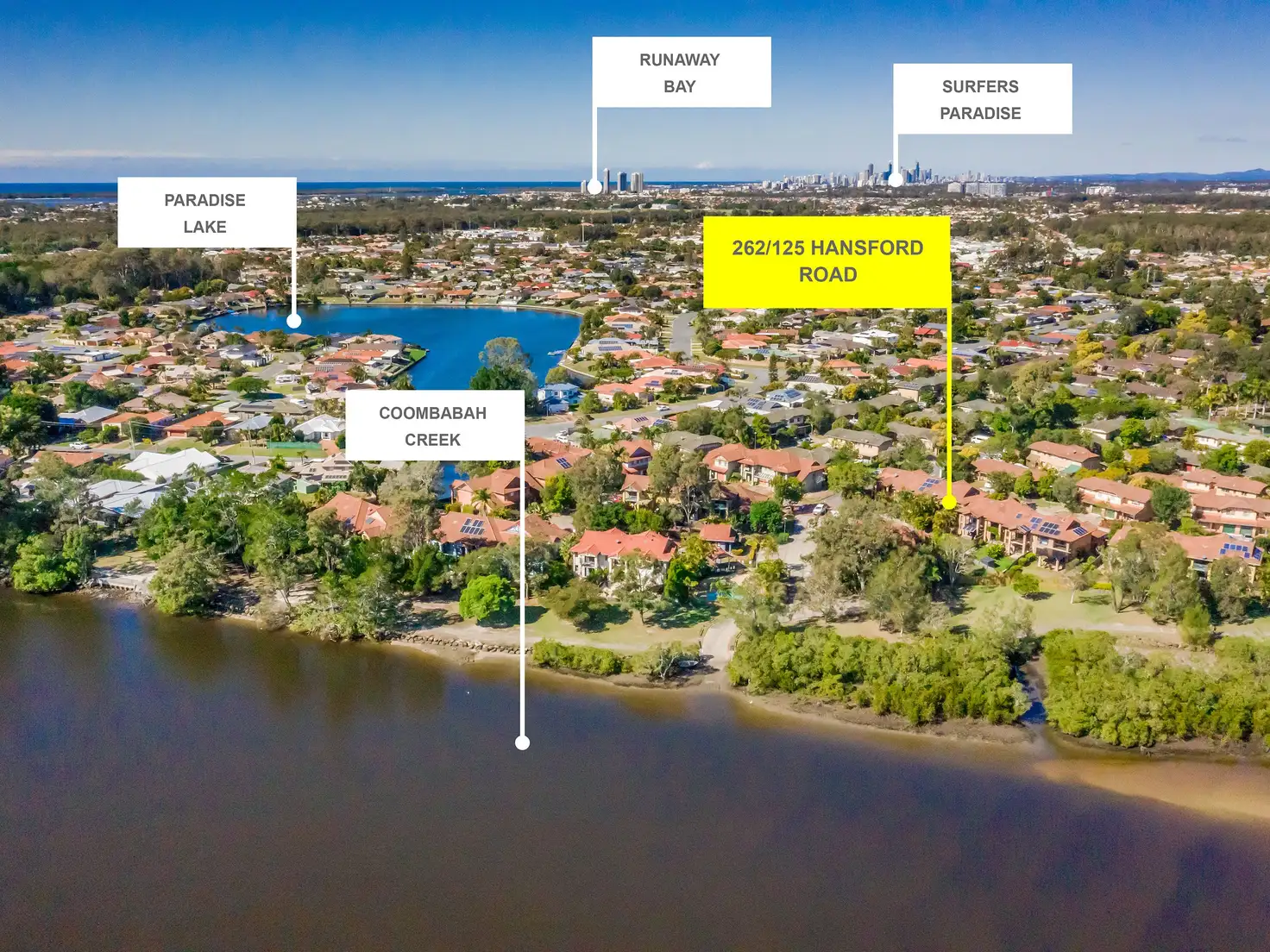 Main view of Homely townhouse listing, 262/125 Hansford Road, Coombabah QLD 4216