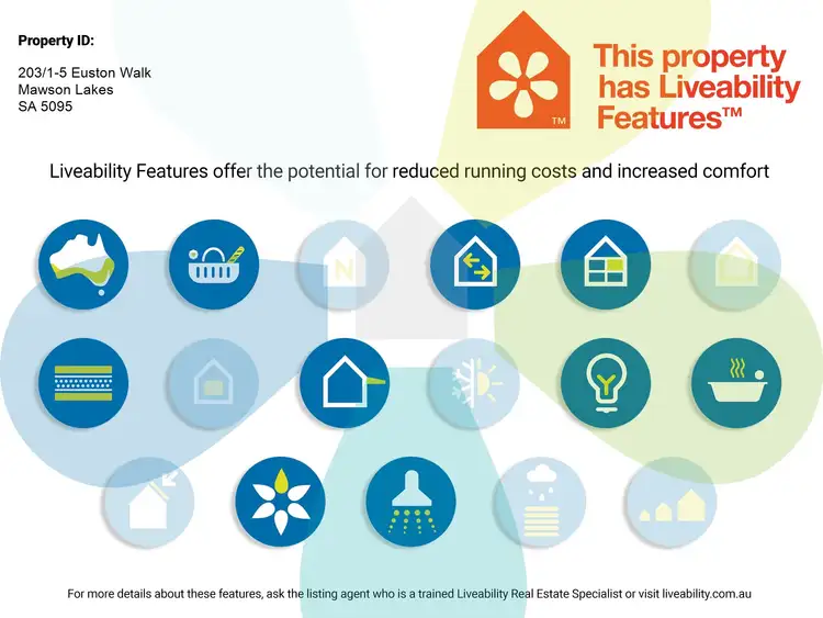 Third view of Homely apartment listing, 203/1-5 Euston Walk, Mawson Lakes SA 5095