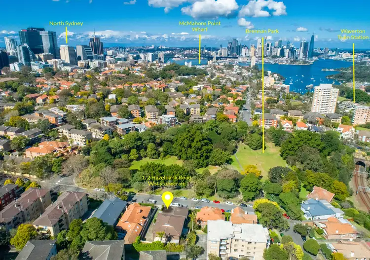 Main view of Homely house listing, 1/2 Hazelbank Road, Wollstonecraft NSW 2065