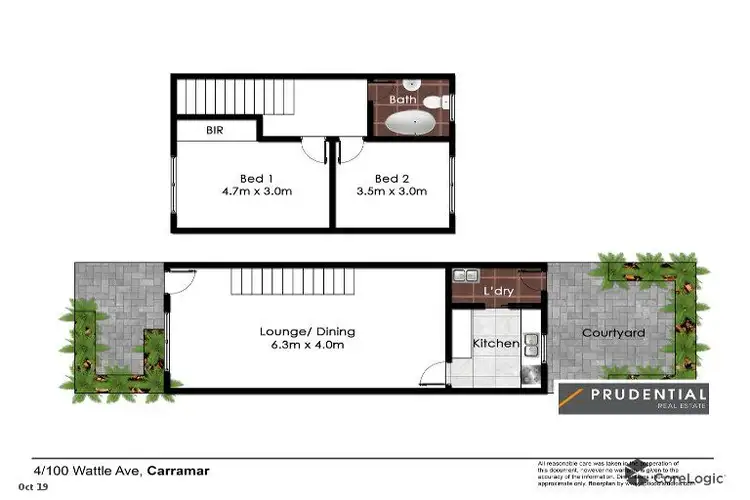 Third view of Homely townhouse listing, 4/100 Wattle Avenue, Carramar NSW 2163