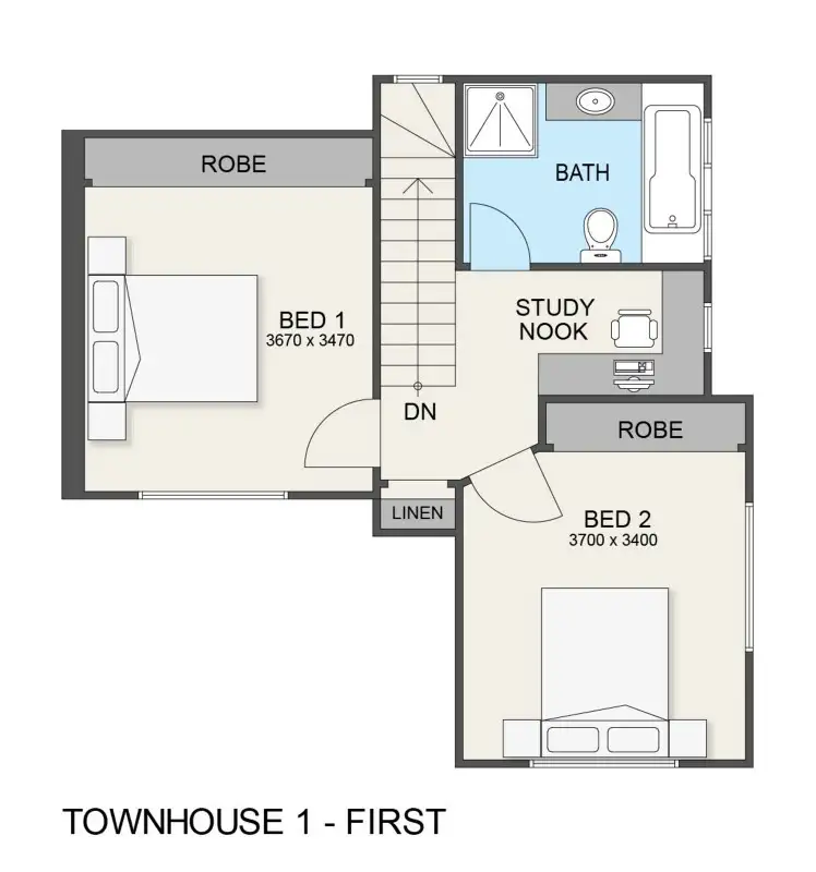 Fifth view of Homely townhouse listing, 1, 2 and 3/34 North Road, Reservoir VIC 3073