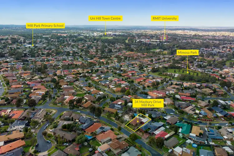 Second view of Homely house listing, 34 Maybury Drive, Mill Park VIC 3082