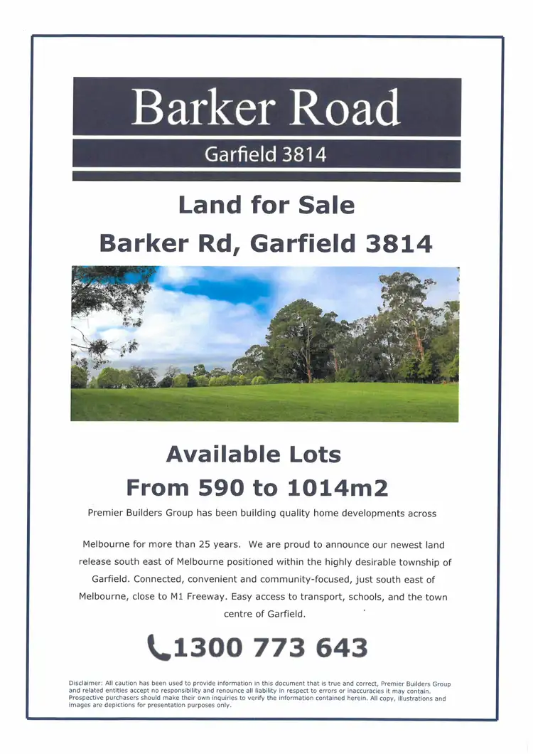 Seventh view of Homely land listing, Lot 12/24 Barker Road, Garfield VIC 3814