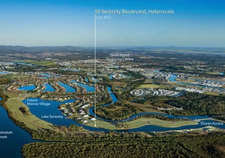 Main view of Homely land listing, 55 Serenity Boulevard, Helensvale QLD 4212