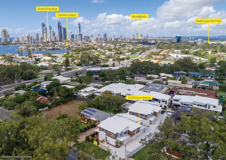 Main view of Homely townhouse listing, 2/10 Drury Avenue, Southport QLD 4215