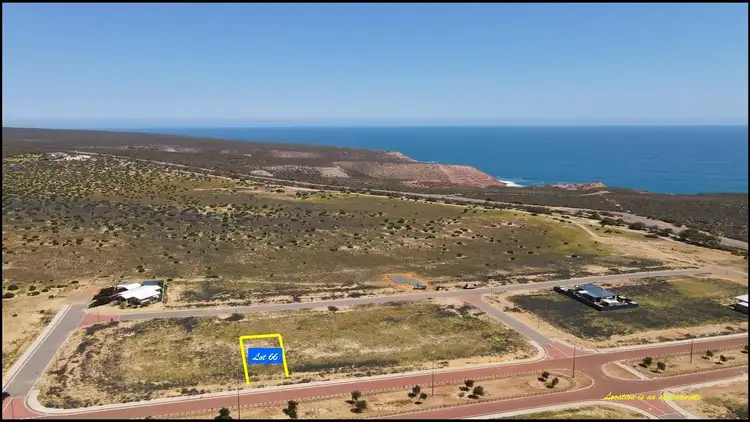Main view of Homely land listing, LOT 66, 22 Coral Boulevard, Kalbarri WA 6536