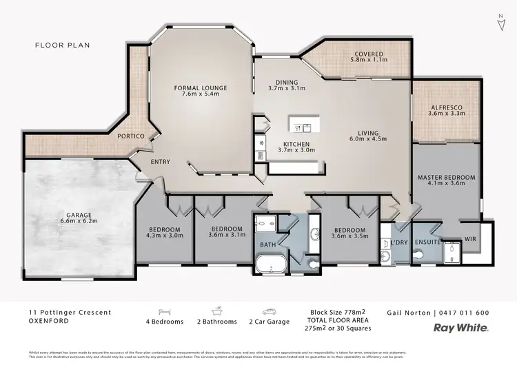 Fourth view of Homely house listing, 11 Pottinger Crescent, Oxenford QLD 4210