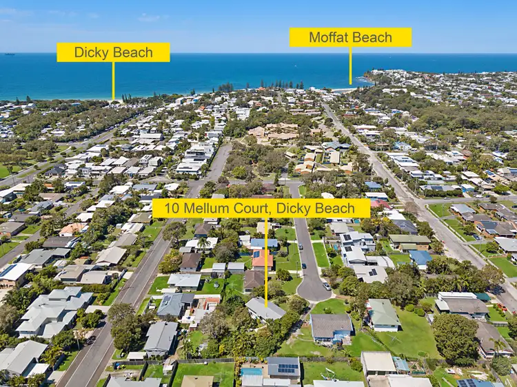 Second view of Homely house listing, 10 Mellum Court, Dicky Beach QLD 4551