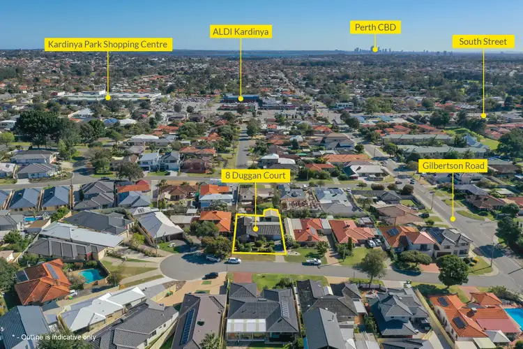 Second view of Homely house listing, 8 Duggan Court, Kardinya WA 6163