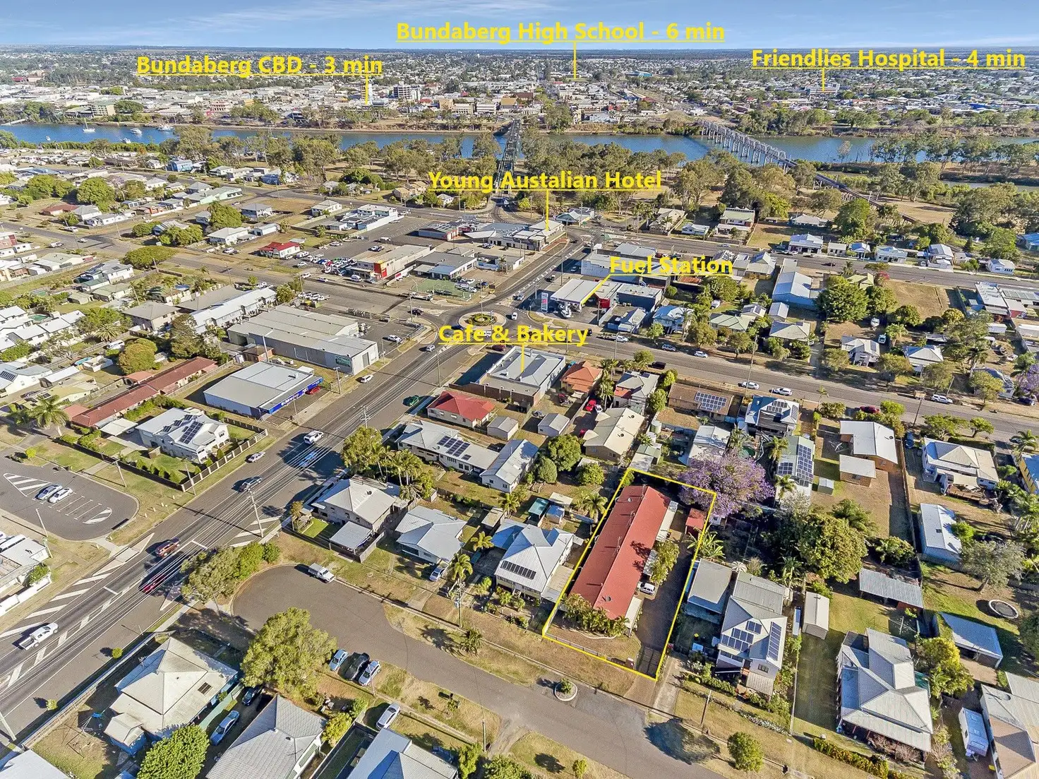 Main view of Homely block of units listing, 1-4/72 Steuart Street, Bundaberg North QLD 4670