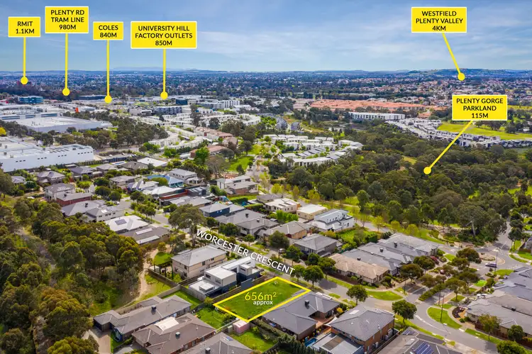 Second view of Homely land listing, 46 Worcester Crescent, Bundoora VIC 3083