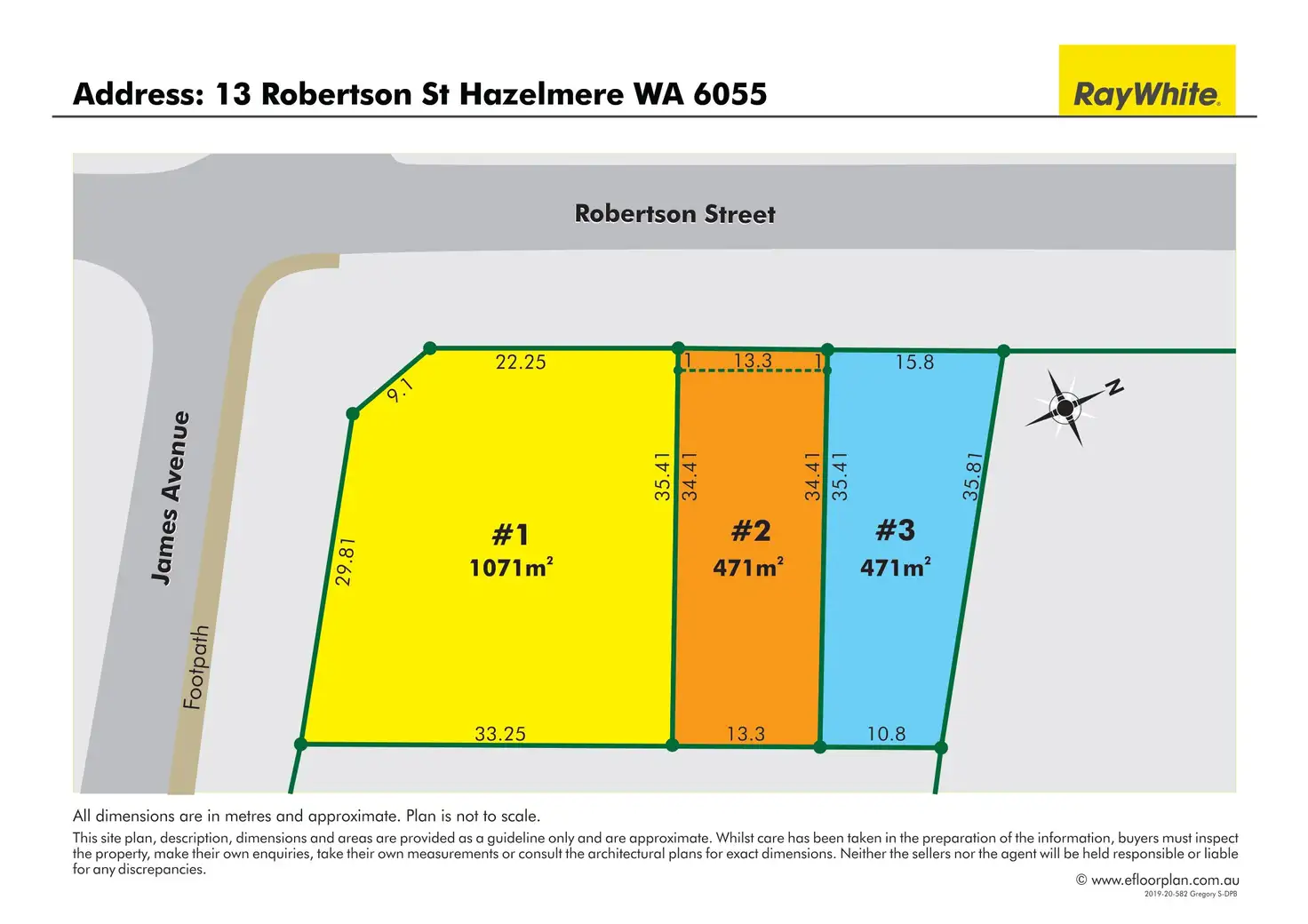 Main view of Homely land listing, 11 James Avenue, Hazelmere WA 6055