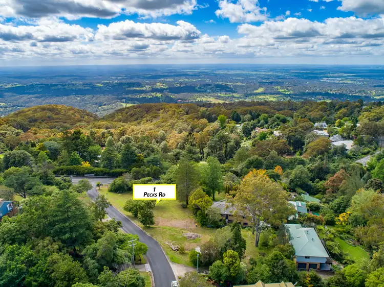 Main view of Homely land listing, 1 Pecks Road, Kurrajong Heights NSW 2758