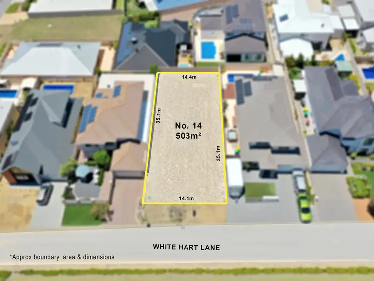 Second view of Homely land listing, 14 White Hart Lane, Baldivis WA 6171