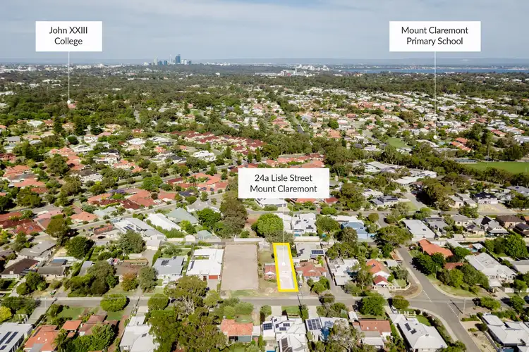 Second view of Homely land listing, 24A Lisle Street, Mount Claremont WA 6010