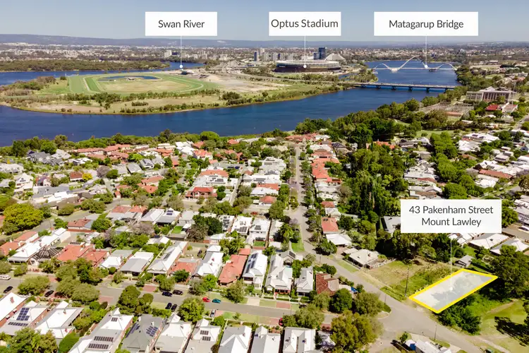 Main view of Homely land listing, 43 Pakenham Street, Mount Lawley WA 6050