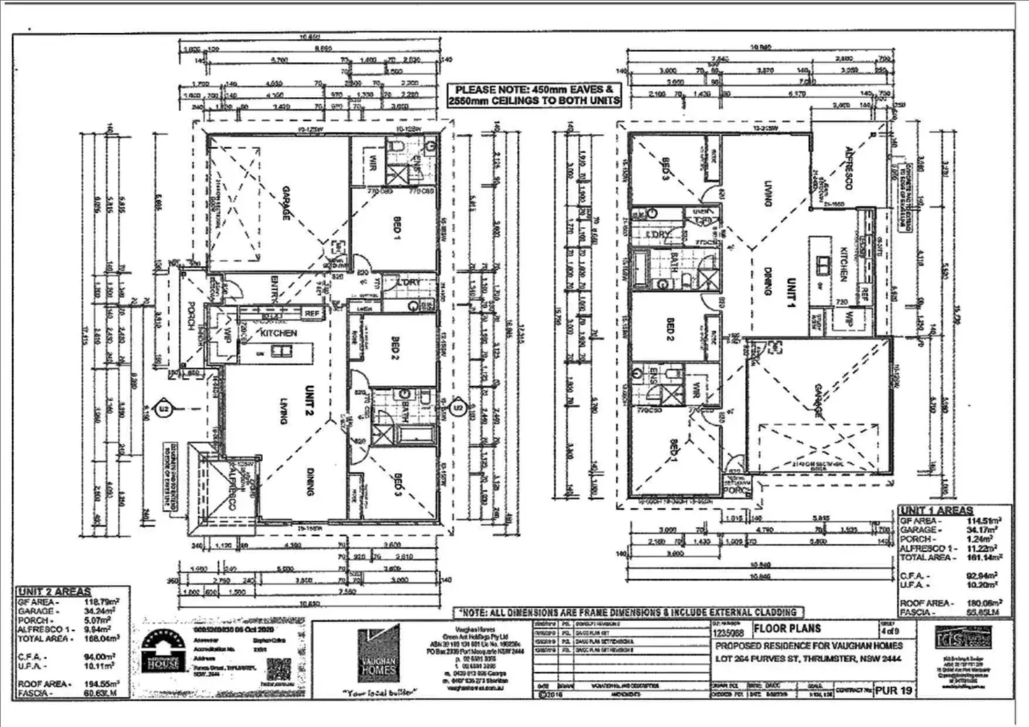 Main view of Homely villa listing, 1 & 2/Lot 264 Pountney Avenue, Thrumster NSW 2444