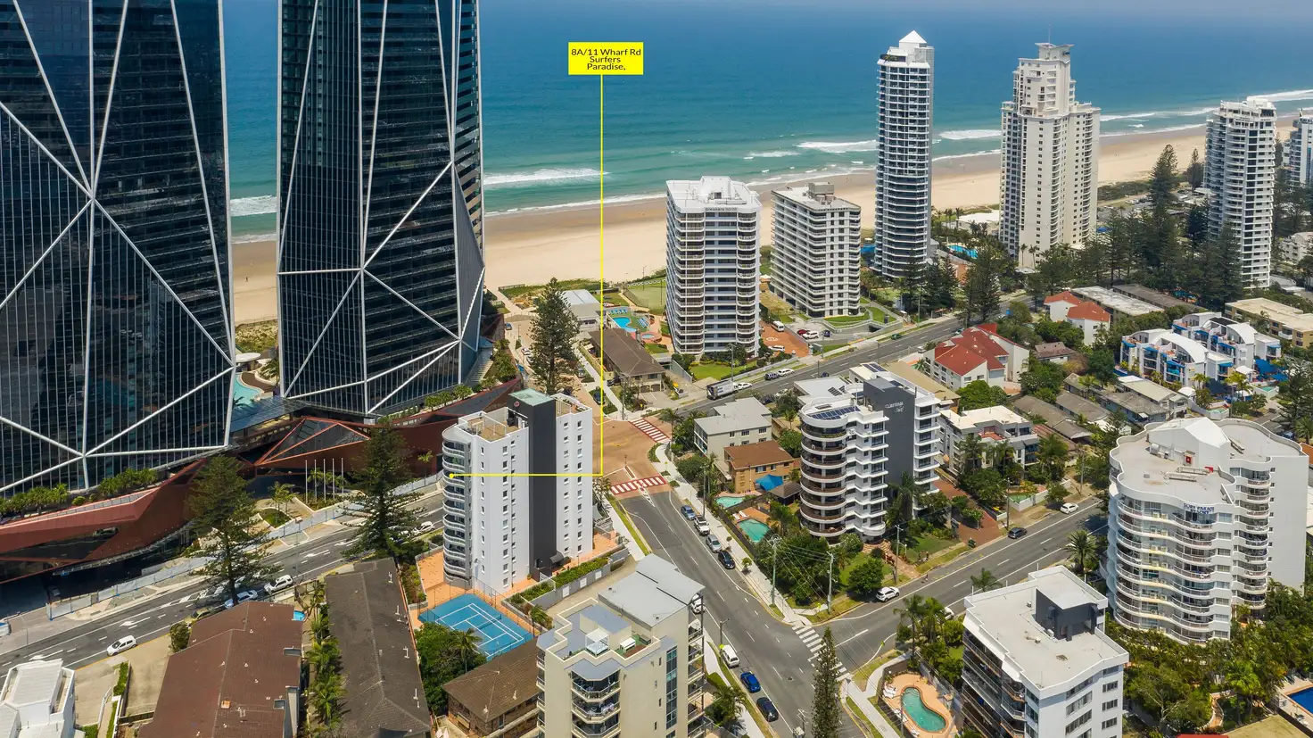 Main view of Homely apartment listing, 8A/11 Wharf Road, Surfers Paradise QLD 4217