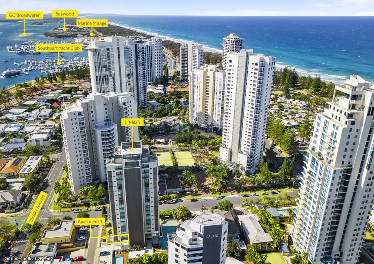 Main view of Homely apartment listing, 1/20-24 Hughes Avenue, Main Beach QLD 4217