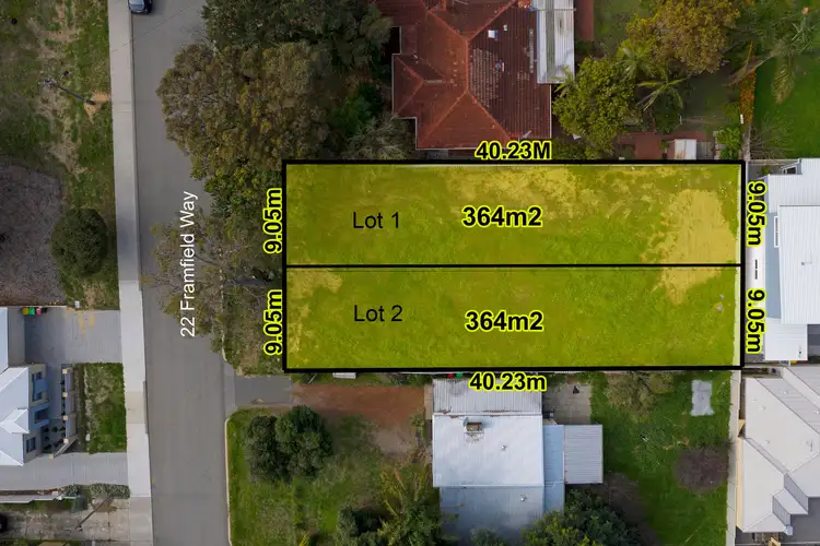 Second view of Homely land listing, Lot 1/22 Framfield Way, Balga WA 6061