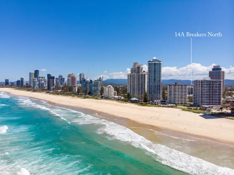 Main view of Homely apartment listing, 14A Breakers North 50 Old Burleigh Road, Surfers Paradise QLD 4217