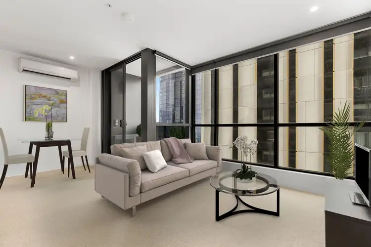 Second view of Homely apartment listing, 3706/80 Abeckett Street, Melbourne VIC 3000